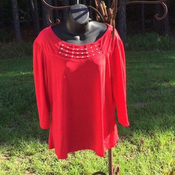 🌹NWT NY Collection Size 1XLarge Awesome Brand New Top Wardrobe Closet Must 🌹 - Picture 2 of 11